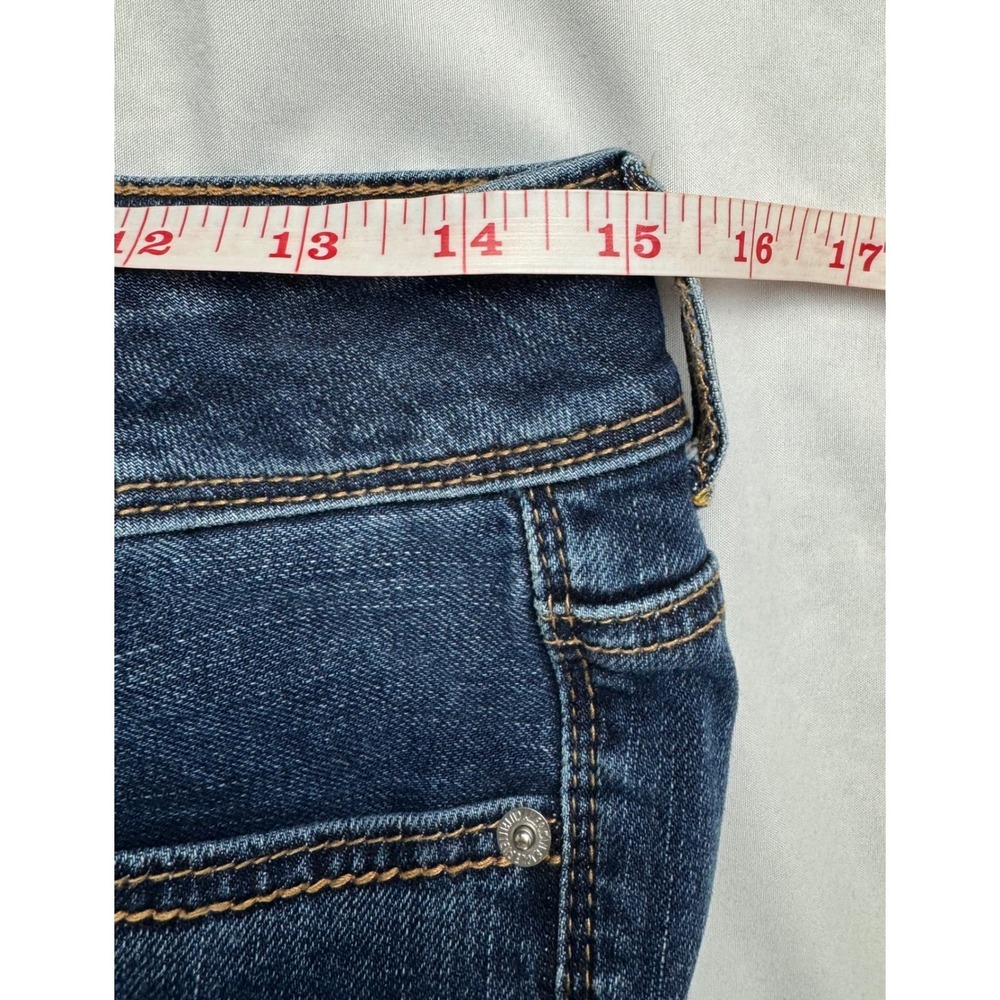 American Eagle Kick Boot Jeans Womens 6 Dark Wash Flap Pocket Bootcut Denim - Picture 9 of 16